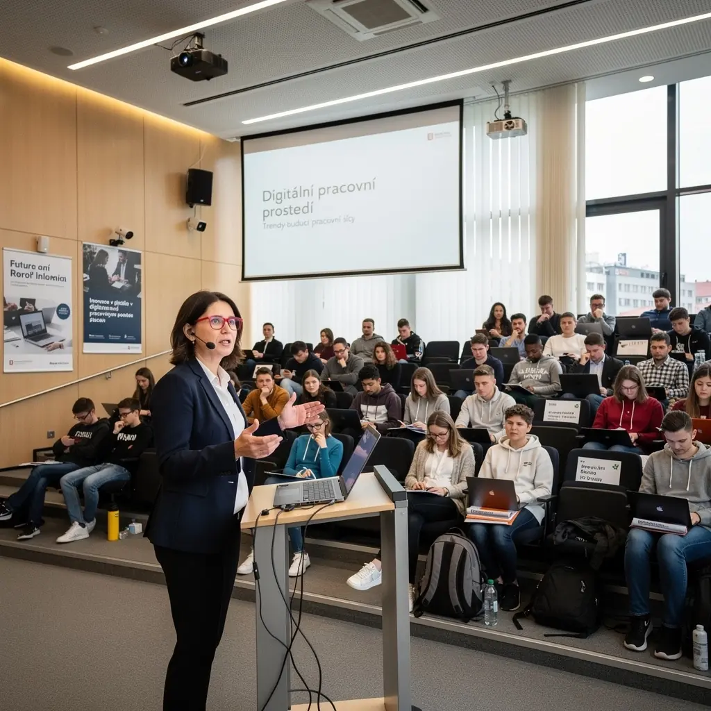 Skupina mladých profesionálů pracuje na inovativním projektu v moderní kanceláři.